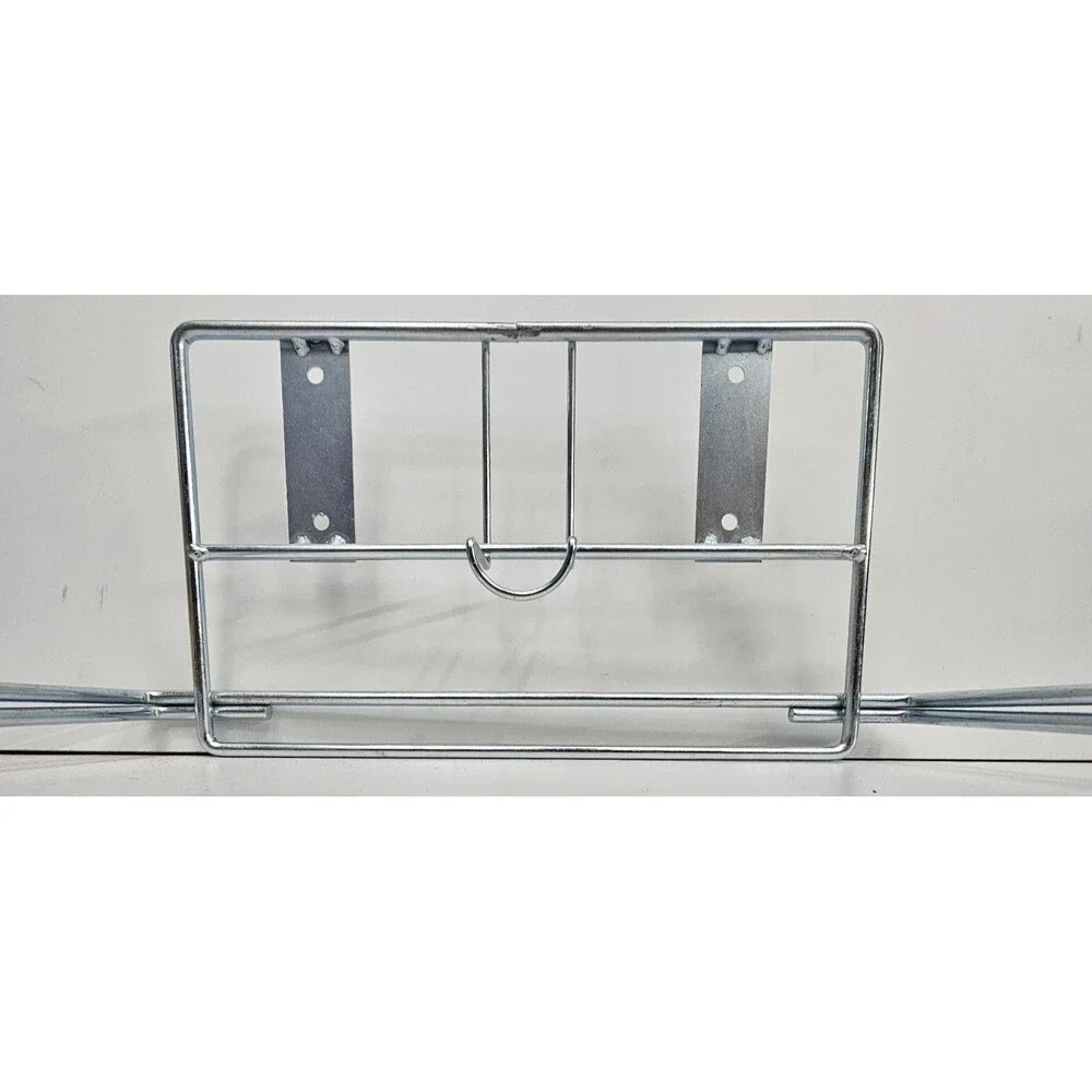 New Set of 2 Chrome T-Shirt Bag Holder Racks Wall Mount Counter 12x10x6